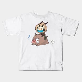 Piggy Race [ Genshin Impact ] Kids T-Shirt